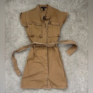 Khaki Brown Dress